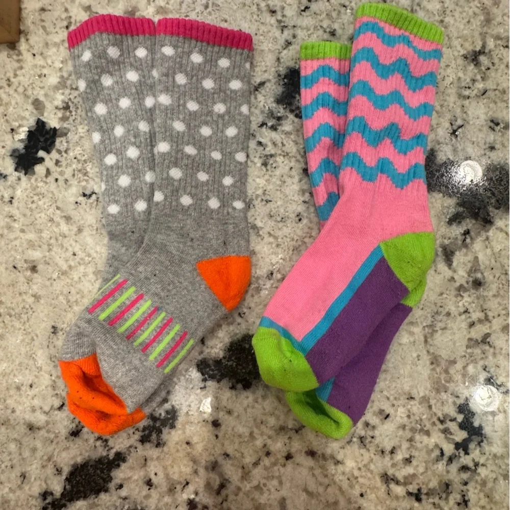 Lacrosse socks - cute colorful sock lot of 2